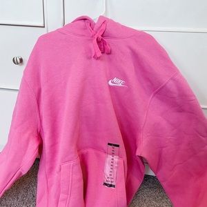 brand new hot pink nike sweatshirt